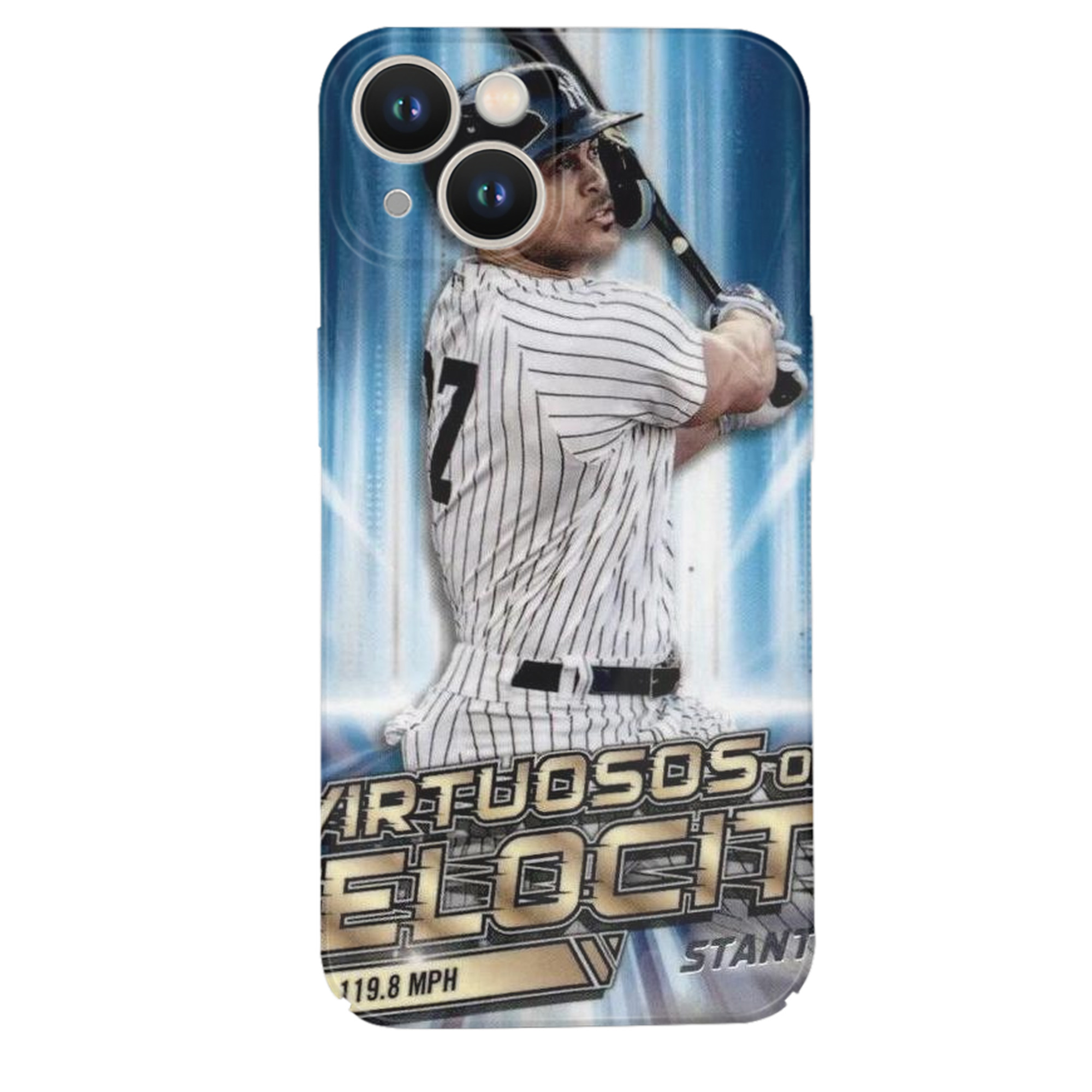 Giancarlo Stanton 33 IPhone 14 Series Full-Cover Hard Case – Shockproof With Raised Camera Protection – Precise Cutouts, Wireless Charging Compatible – Durable, Anti-Yellowing, Easy To Clean